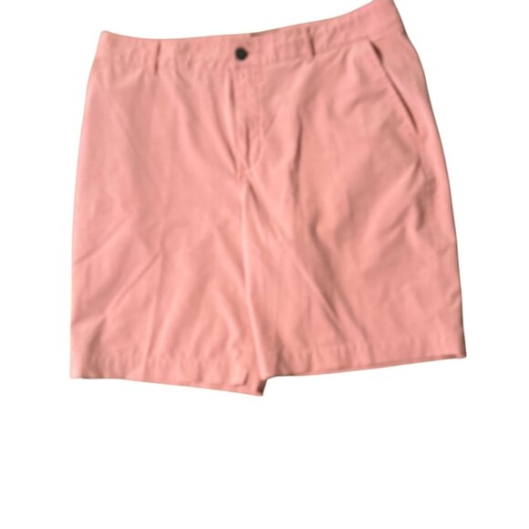 Faherty All-Day Pink Chino Shorts For Men Size 35 Cotton Blend Slim Fit Button - Picture 1 of 7